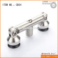 Stainless steel adjusting corner connector/glass wall